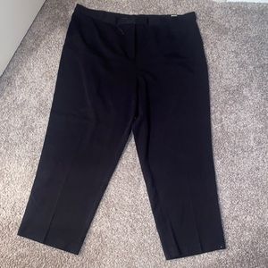 Womens black dress barn pants